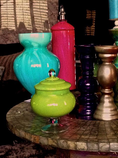 Colored Apothecary Jars 